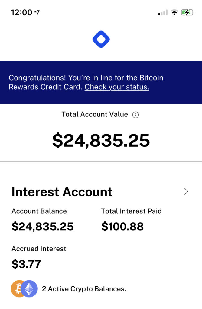 Bitcoin Sparplan: Meine Zinsen nach einem Monat